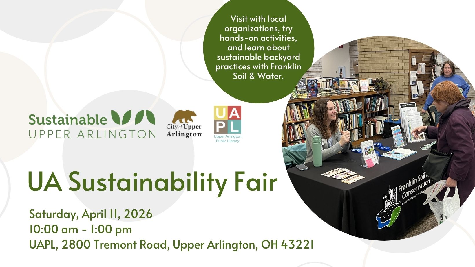 2026 Upper Arlington Sustainability Fair graphic